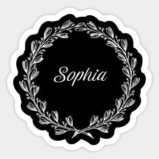 Sophia Floral Wreath Sticker